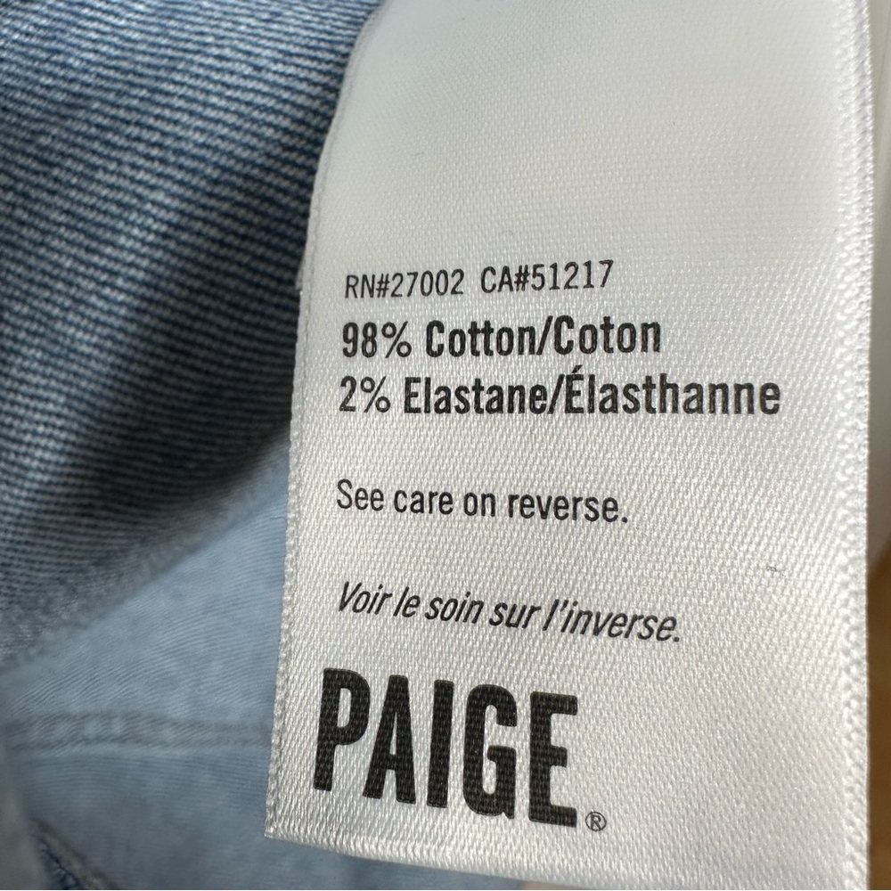 NWT Paige Mayslie Long Sleeve Denim Shirt Dress Size 10 Retail $269 - Picture 9 of 10